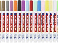 Маркер меловой Edding "4085" 1-2 мм с круглым наконечником, желтый неоновый