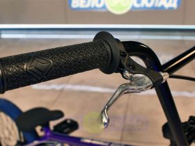 Экстремальный велосипед Stark Madness BMX 4, год 2024, цвет Серый-Синий, ростовка 9