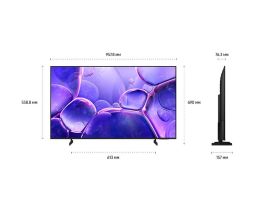 Телевизор Samsung 43" Crystal UHD U8000 4K, Процессор Crystal, Smart ТВ (2025) UE43U8000FUXRU черный