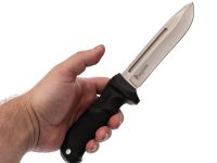 Тактический нож Kizlyar Supreme Dominus, сталь AUS-8, рукоять кратон, черный