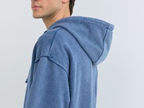 Толстовка на молнии, Синий