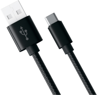 Кабель Red Line USB / USB-C 1 м Чёрный