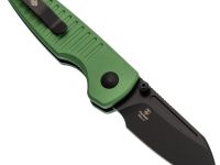 Складной нож Kizer Parakeet, сталь Nitro-V, рукоять зелёный алюминий