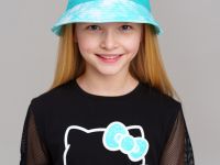 Панама текстильная для девочек