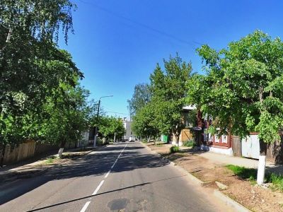 Памятное место, где стоял дом изобретателя  А.В. Красильникова