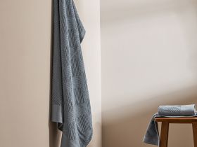 Полотенце махровое Zigzag, синее