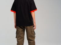 Брюки текстильные утепленные флисом для мальчиков