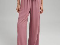 Брюки-палаццо с эластичным поясом