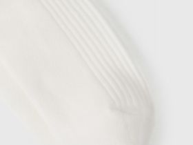 Высокие носки в рубчик с бантами для девочек, Белый