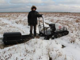 Мотобуксировщик УРАГАН СИБИРЬ Б/У