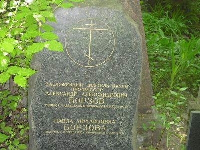 Могила Борзова Александра Александровича (1874-1939)