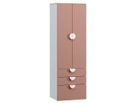 Шкаф детский Милна 2.3-60x190 Розовый
