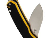 Складной нож Снайпер Техно малый, сталь VG-10, рукоять G10 черно-желтый