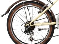 Складной велосипед Novatrack Aurora 3.6 20, год 2024, цвет Коричневый