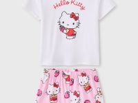Пижама с принтом Hello Kitty для девочки Глория Джинс