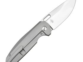 Складной нож Artisan Satyr, сталь S90V, рукоять микарта/титан, зеленый