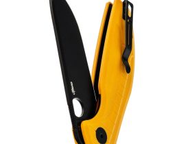 Складной нож Bestech Knives Angry Owl, сталь D2, рукоять G10, желтый