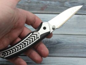 Полуавтоматический складной нож Lift Off 2, CRKT 6820, сталь AUS-8, рукоять термопластик Zytel®/сталь
