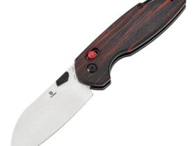 Складной нож Tenable Model 6, сталь 14C28N, рукоять G10 черно-красная