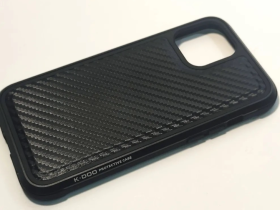 Чехол-накладка Kzdoo Mag Mars Magsafe Series для iPhone 14 Pro пластиковый (карбоновый черный)