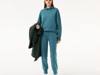 Женская толстовка Lacoste Core Active свободного кроя с капюшоном