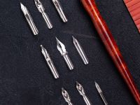 Набор для каллиграфии Малевичъ, 9 перьев с прямым держателем