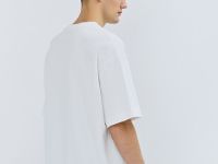 Футболка из плотного хлопка с карманом, Белый