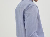Рубашка из хлопка прямого кроя