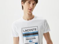 Мужская футболка Lacoste приталенного кроя