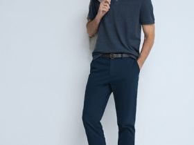 Футболка-поло, Синий