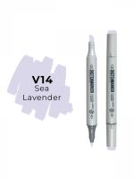 Маркер двухсторонний на спиртовой основе Sketchmarker Цвет Сиреневое море