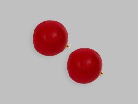 Объемные серьги-кольца