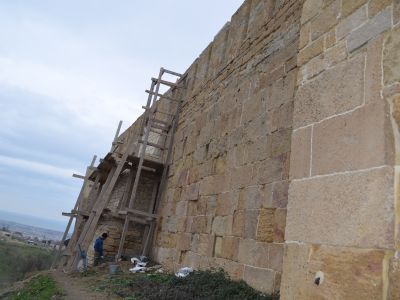 Прясло стены между башней № 10 и башней № 11