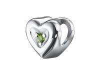 Подвеска из серебра с хромдиопсидом э0605пд07220451