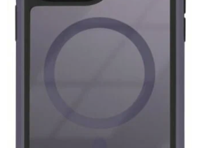 Чехол-накладка Kzdoo Mag Ares Magsafe для iPhone 14 Pro пластиковый (фиолетовая рамка)