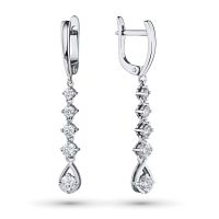 Серьги из белого золота э4712сг04202590