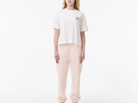 Женская футболка Lacoste из хлопка