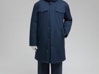 Длинный пуховик с натуральным пухом