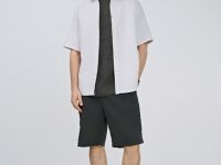 Рубашка из структурной ткани, Бежевый