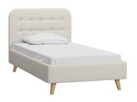 Кровать Динс 120 Букле Молочный