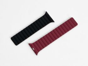 Ремешок Mutural Watch Band Molan для Apple Watch 38/40/41mm (Black/Rose)