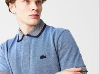 Мужское поло Lacoste стандартного кроя в полоску