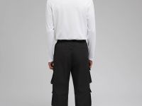 Брюки-карго с эластичным поясом