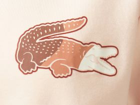 Женская футболка Lacoste из хлопка