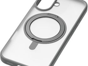 Клип-кейс uBear Clip 360 Mag для Apple iPhone 16 Серый