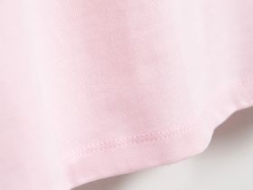 Футболка оверсайз из плотного хлопка, Розовый