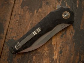 Складной нож CJRB Mangrove, сталь D2, G10, черный