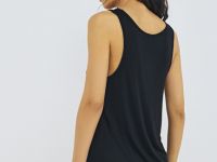 Майка свободного кроя, Черный