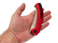 Нож Узбекский средний складной, сталь VG-10, рукоять G10 красный