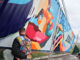 Уличные художники из Забайкалья создали арт-объект в Якутске и дали мастер-класс